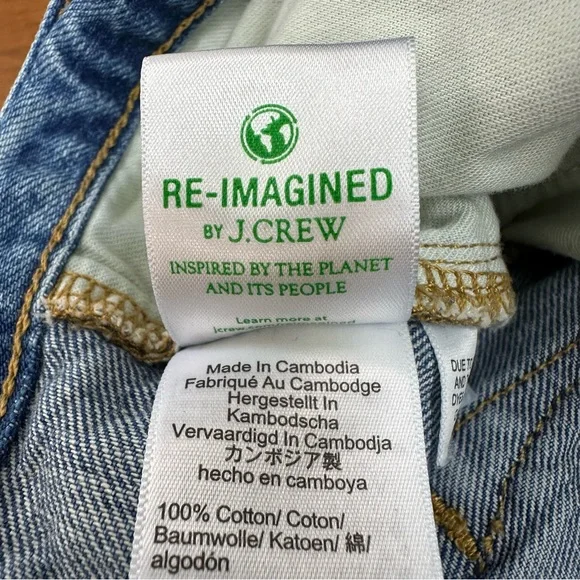 J. CREW Factory Reimagined Premium Edition High Rise Straight Leg - Picture 12 of 14